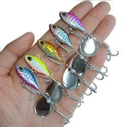 Señuelo VIB Metal Spinner giratorio hundimiento con lentejuelas