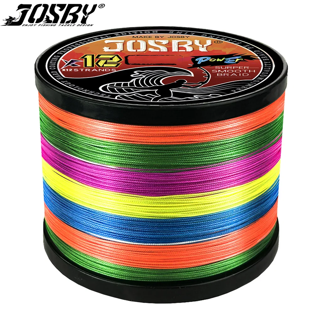 JOSBY 12 HEBRAS Línea trenzada PE japonesa – Mosca y carpa - imagen 2