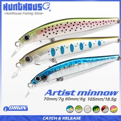Hunthouse Minnow Hundido – Señuelo duro para trucha y lubina