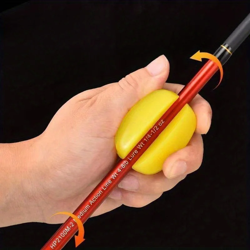 Soporte antideslizante de silicona con clip para cañas de pesca - imagen 5