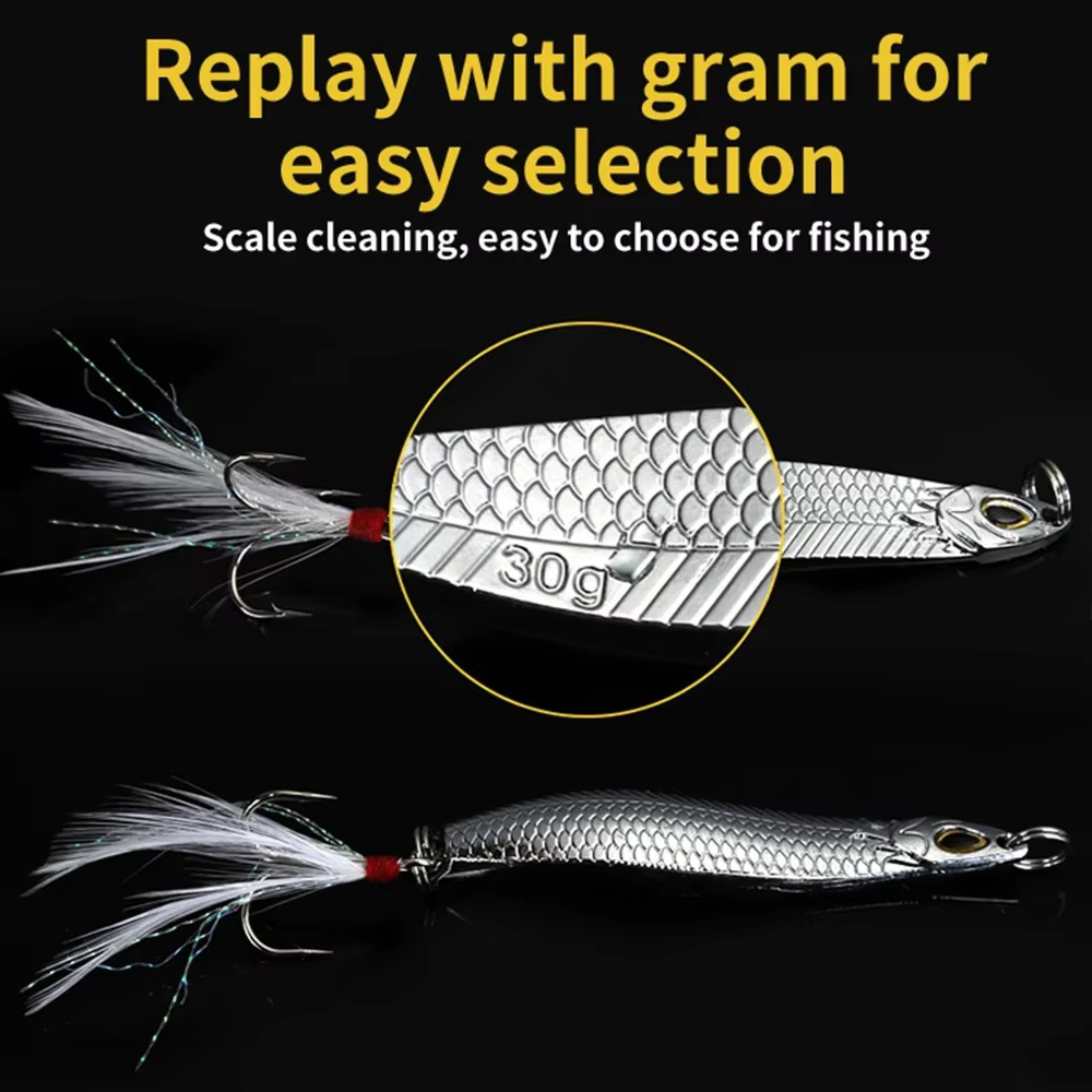 Señuelo Metálico Brillante para Lucio, Trucha, Lubina y Walleye - imagen 2
