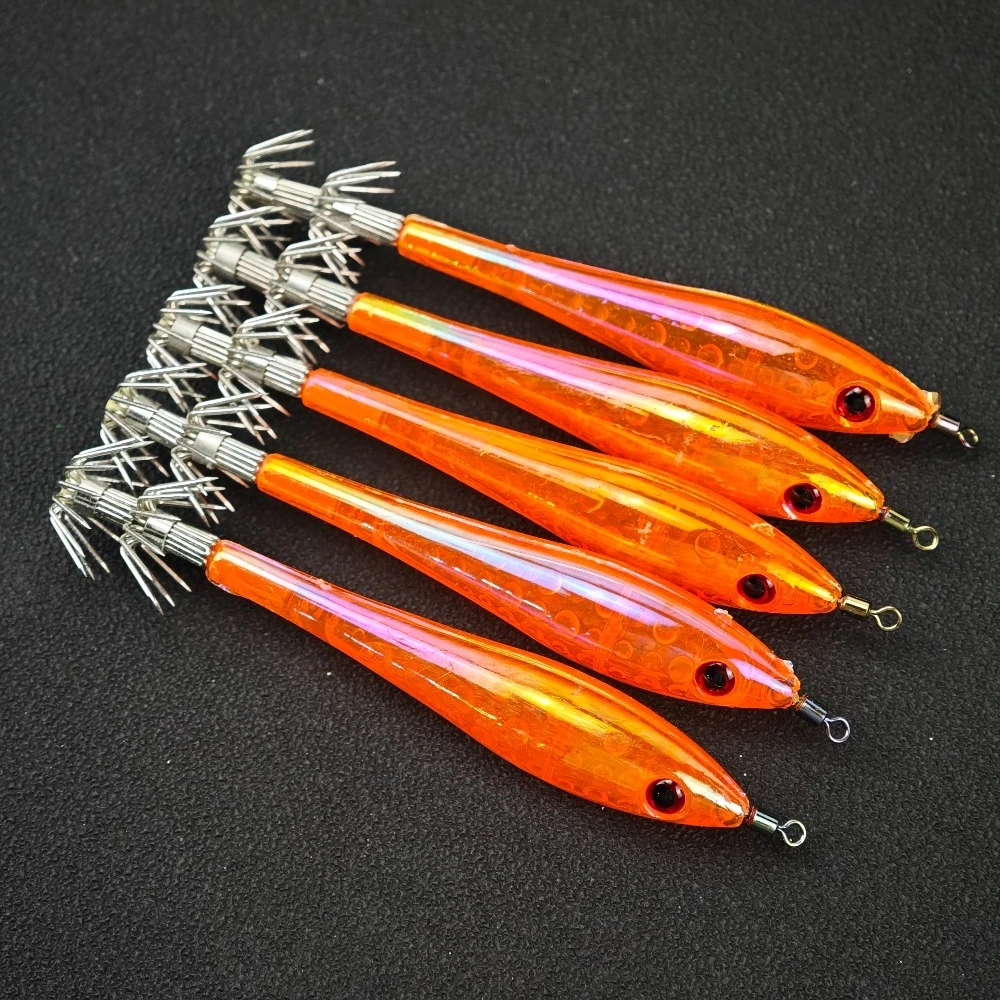 Ackibbik señuelos tipo Gamba para pesca de sepia en agua salada - imagen 4