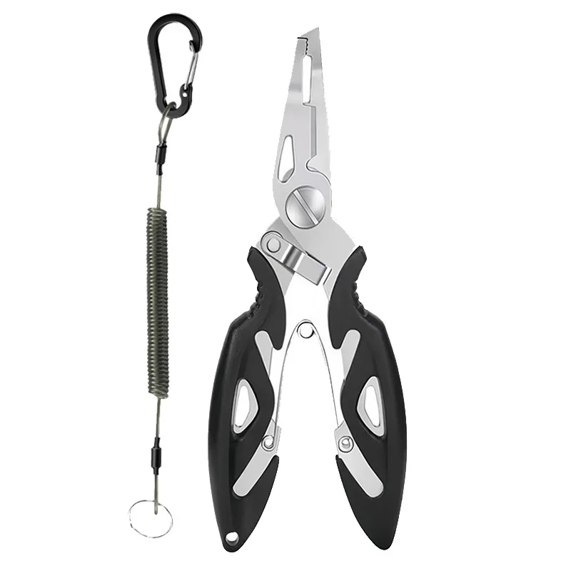 Kit herramientas pesca: alicates inox, tijeras y extractor anzuelos - imagen 5
