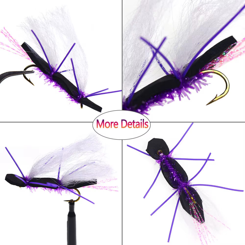 Bimoo Moscas Flotantes Chubby Chernobyl - Para trucha y lubina