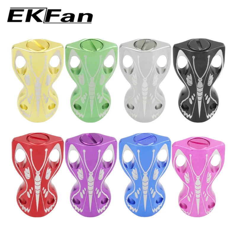 EKFan perilla de carrete de aluminio con rodamiento D/S – mariposa - imagen 5