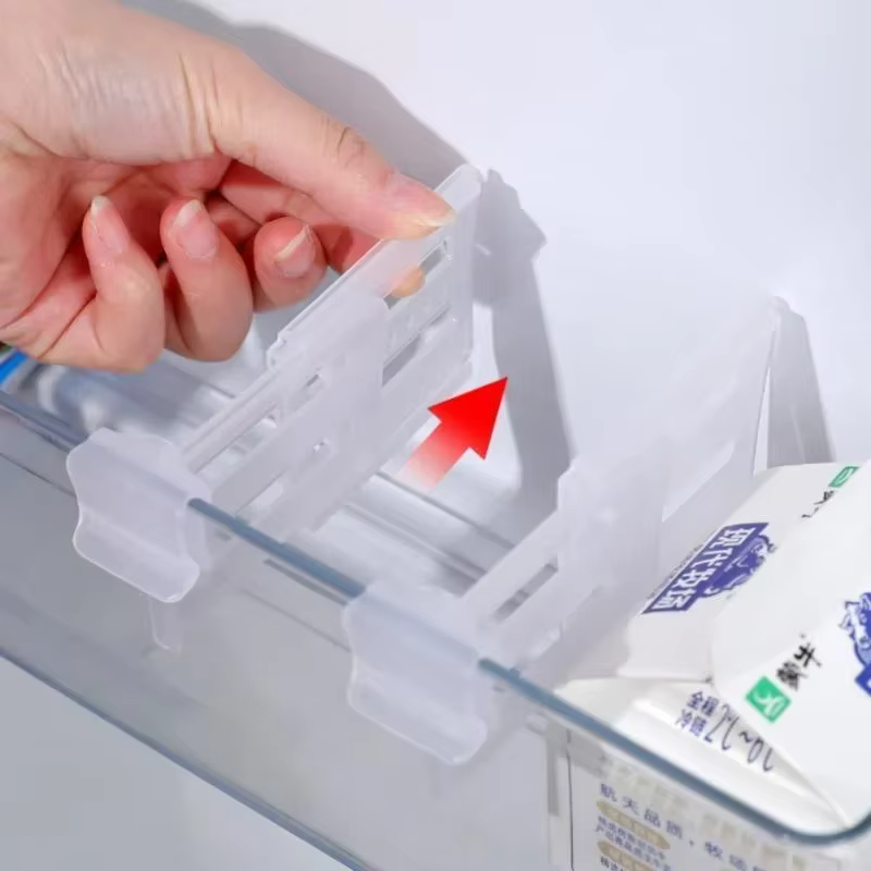 Separador telescópico lateral para nevera – Organizador de frigorífico - imagen 4