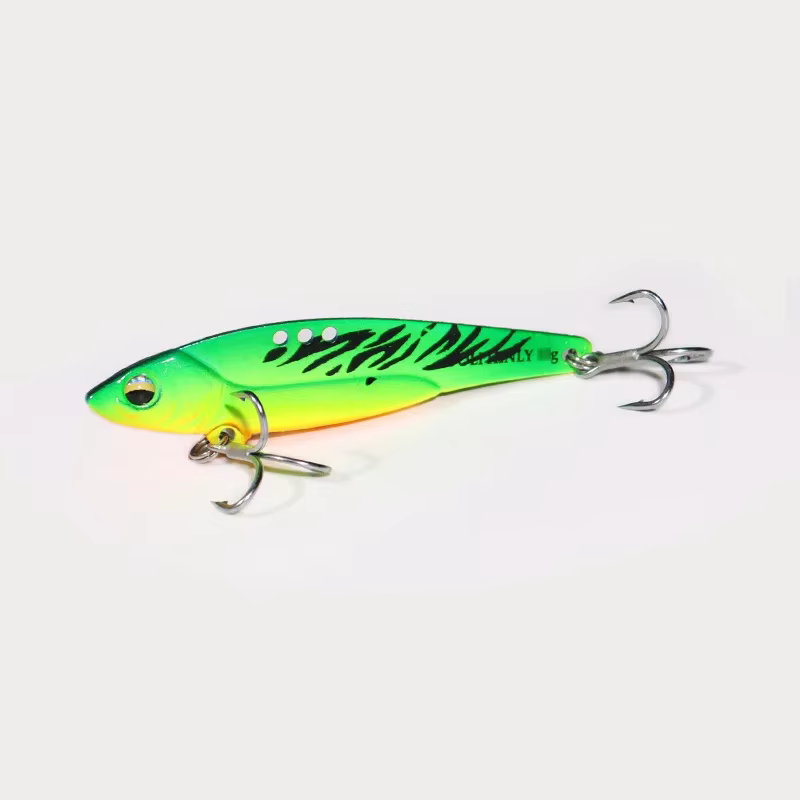 Swimbait metálico con cucharilla giratoria – Hundible para agua salada - imagen 3