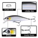 Crankbait Minnow hundimiento para trucha de arroyo con ojo 3D - imagen 3