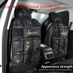 Organizador colgante camuflaje táctico para respaldo de asiento
