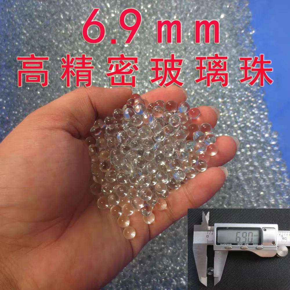 Bolas de cristal transparente para acuario – 6,9 mm - imagen 4