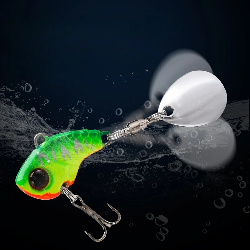 VIB Señuelo de Metal Vibrador para Pesca – Cuchara Giratoria y Jig - imagen 2