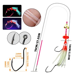 Aparejo bacalao con jig giratorio stinger ZYZHE para agua salada