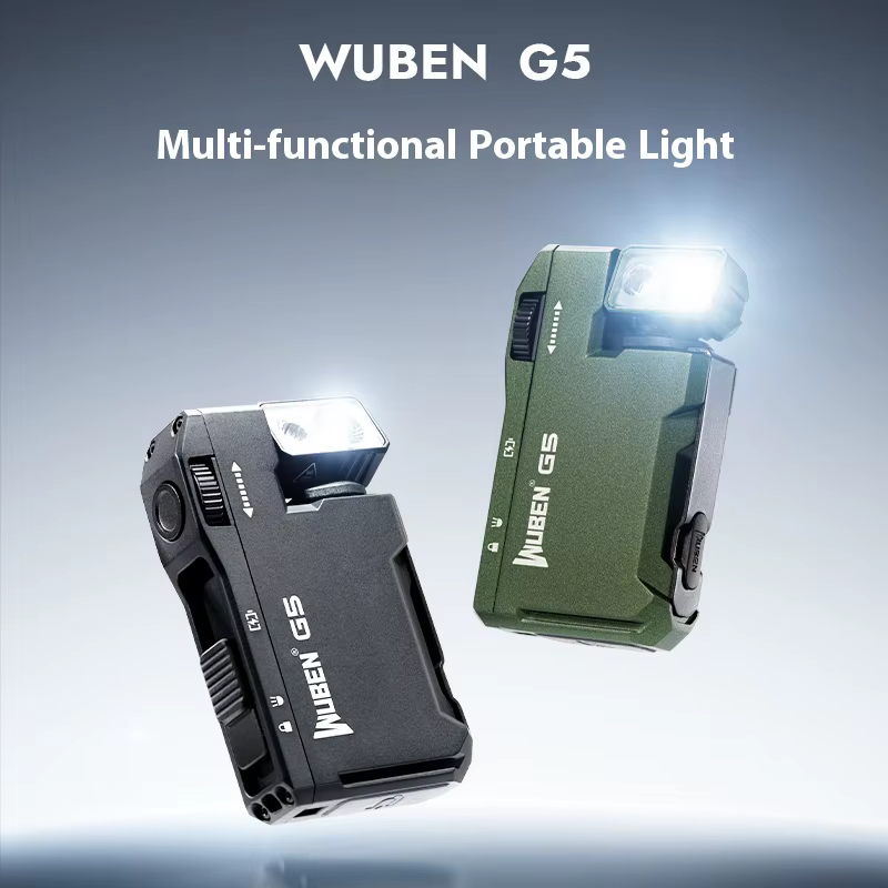 WUBEN G5 Linterna EDC recargable magnética impermeable