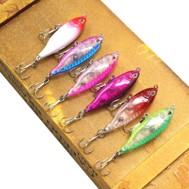 Crankbait hundimiento para trucha con lengüeta ancha mini oscilación - imagen 4