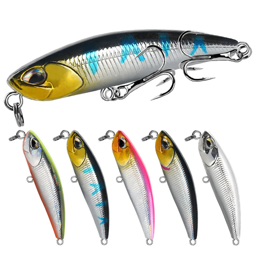 Señuelo de pesca artificial duro tipo Minnow para trucha y lucio