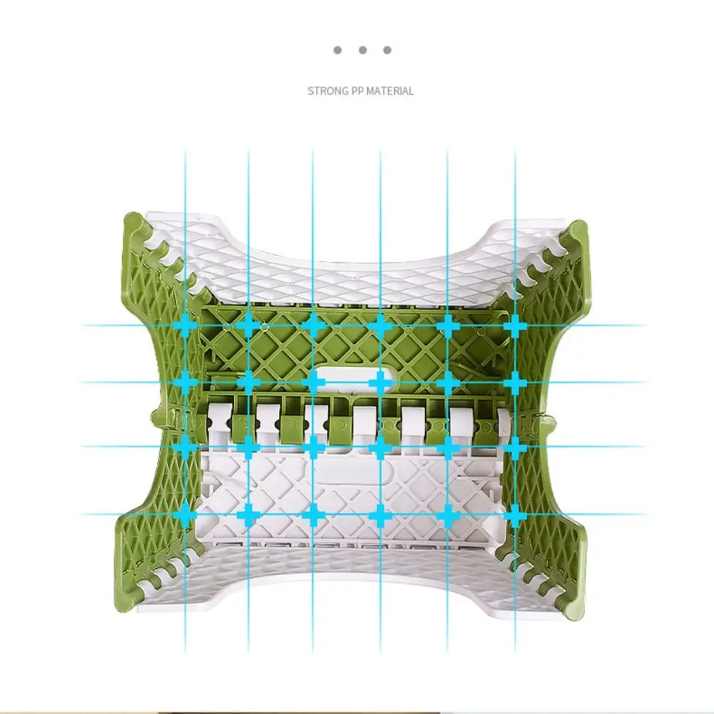 Taburete plegable reforzado ligero de plástico para pesca y exterior - imagen 3