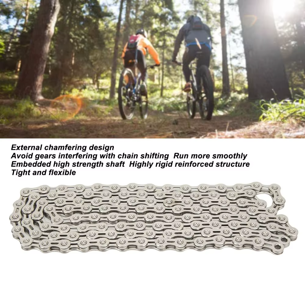 Cadena de Bicicleta 11 Velocidades 116 Eslabones 1/2''x11/128'' Semi-hueca