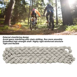 Cadena de Bicicleta 11 Velocidades 116 Eslabones 1/2''x11/128'' Semi-hueca