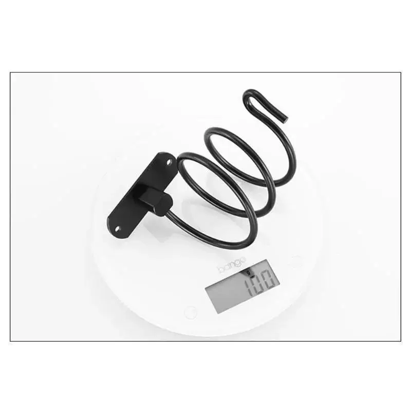 Soporte de pared para secador de pelo: organizador de baño práctico - imagen 2