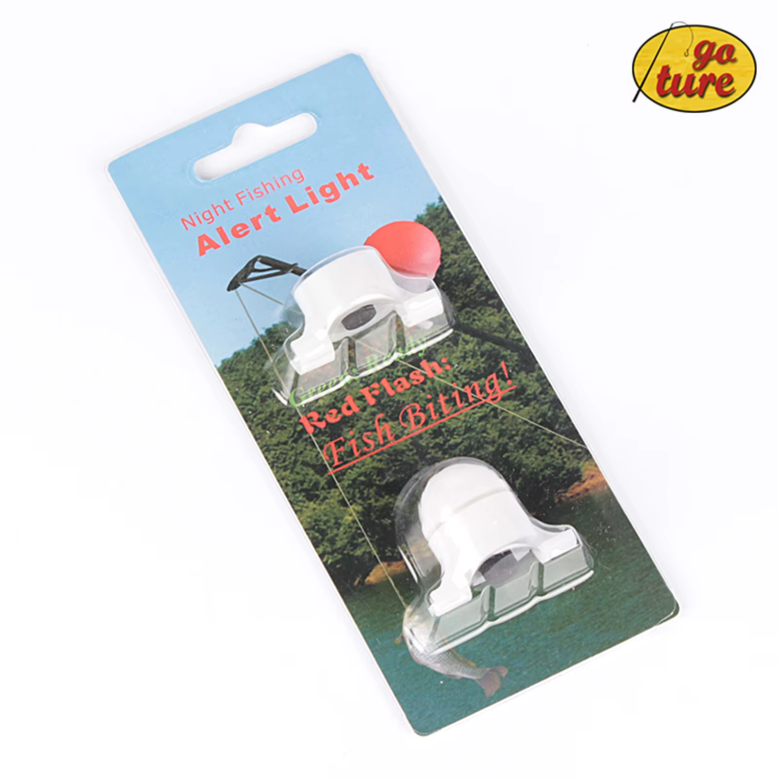 Goture Alarma de Pesca Nocturna LED con Clip para Punta de Caña - imagen 5