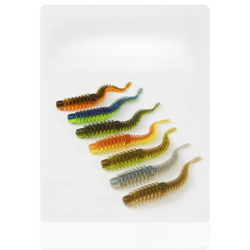 Señuelo montado mostrando perfil real de pesca