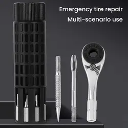 Kit reparación pinchazos bicicleta – Llave trinquete y mechas