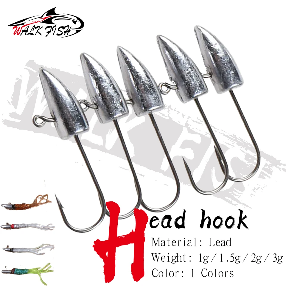 WALK FISH Jig Head Mini con púas – Anzuelo expuesto para trucha - imagen 2