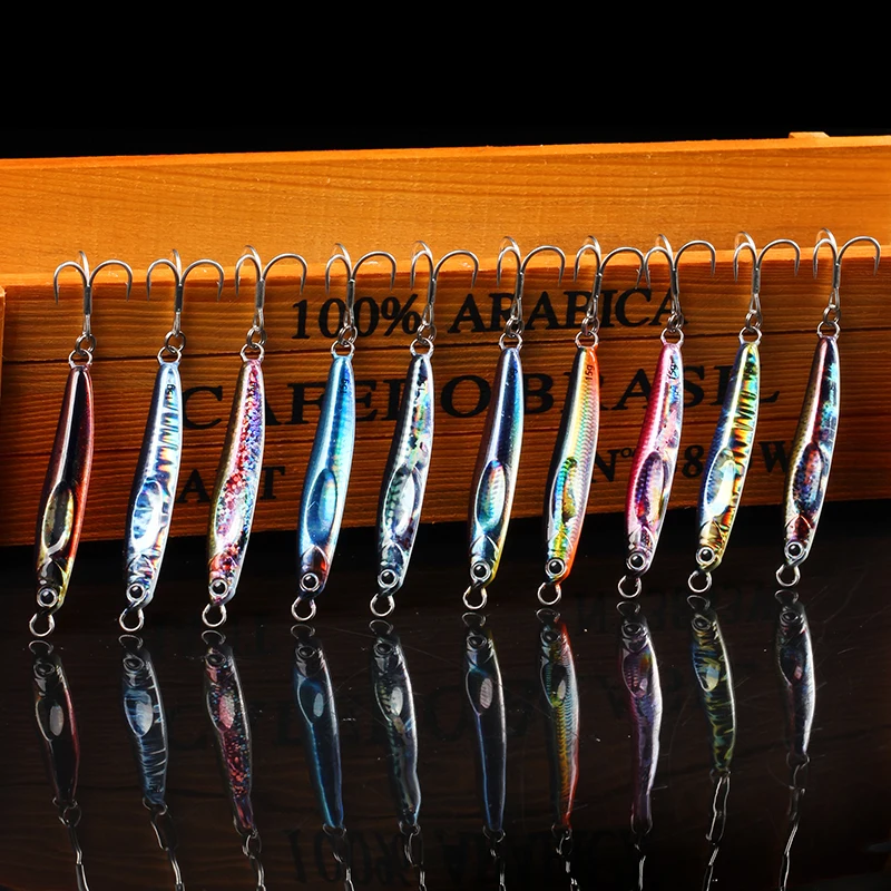 LETOYO Micro Metal Jig – señuelo para perca, lubina y trucha - imagen 4