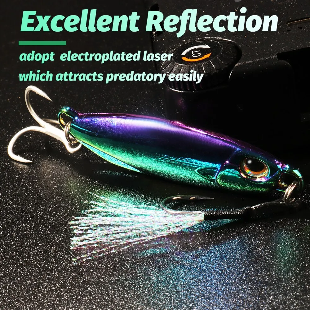 Señuelo Fundido Jig Head Metal 10-40g – Agua Salada Predator - imagen 4