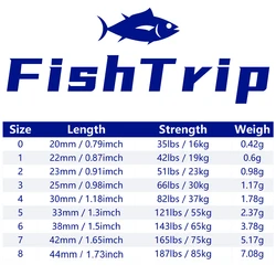 FishTrip Mosquetón Giratorio Rodamiento de Bolas – Pesca Agua Salada