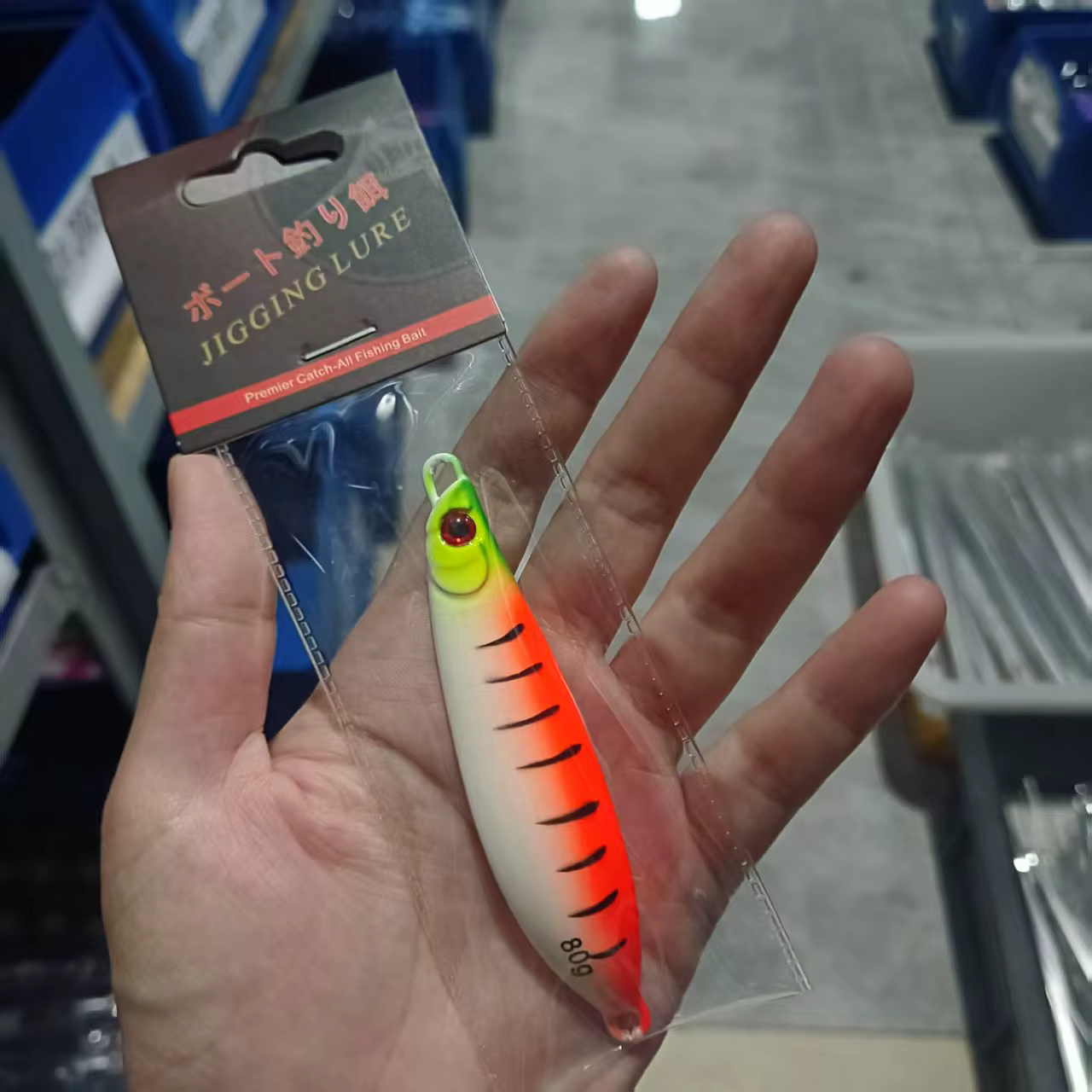 Teaser J138 Metal Jig Luminoso Forma S – Jigging Mar - imagen 4