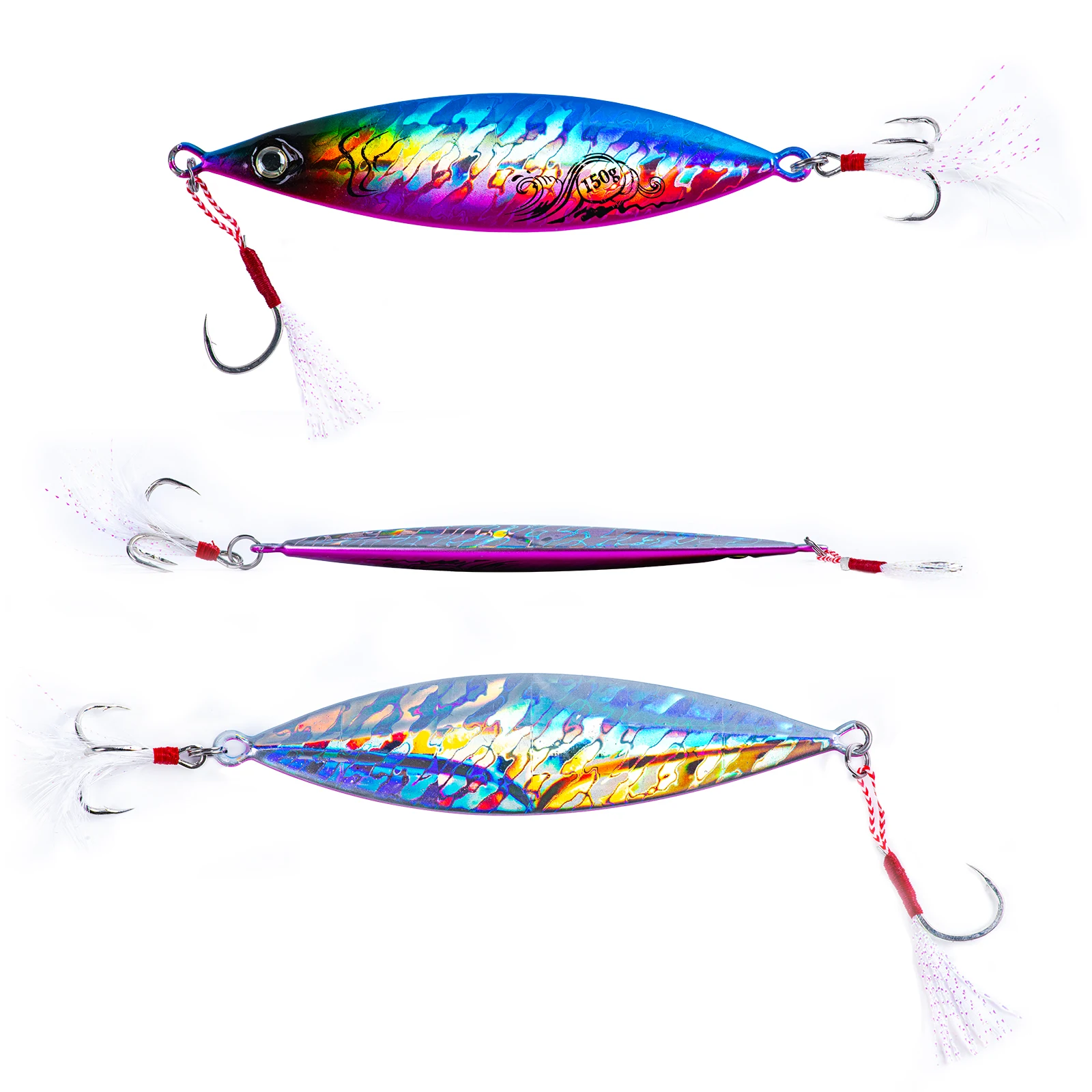 Juego de 3 señuelos para combinaciones de pesca