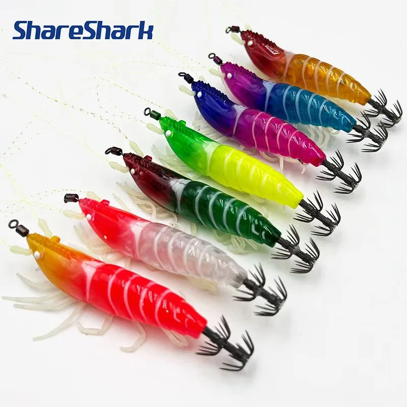 Cebo de camarón artificial luminoso ShareShark – agua salada - imagen 3