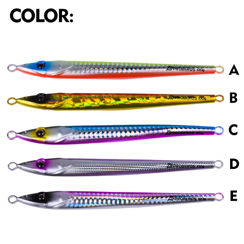 Proberos jigs metal para lanzamiento lejano en agua salada - imagen 5