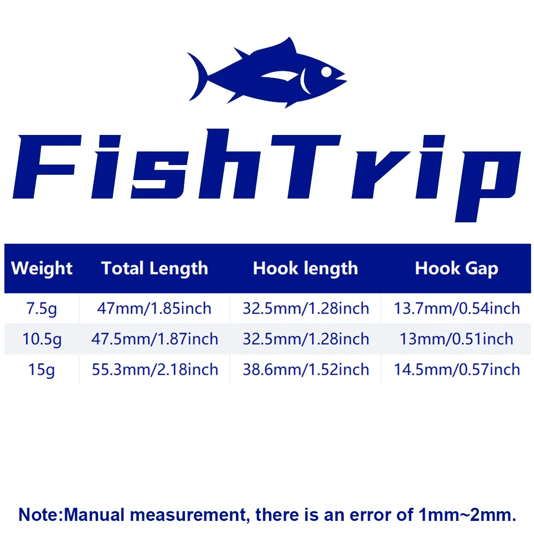 Anzuelo FishTrip Swimbait triangular para vinilo lubina - imagen 5