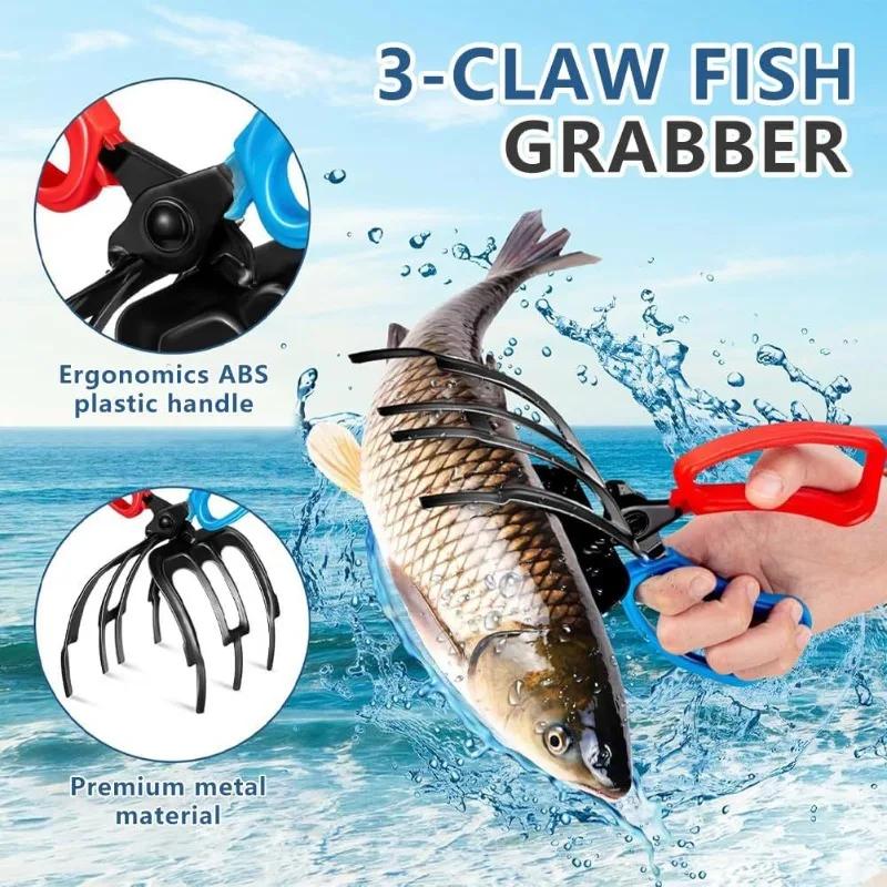 Pinza sujetapeces antideslizante palanca de acero y ABS para pesca - imagen 4