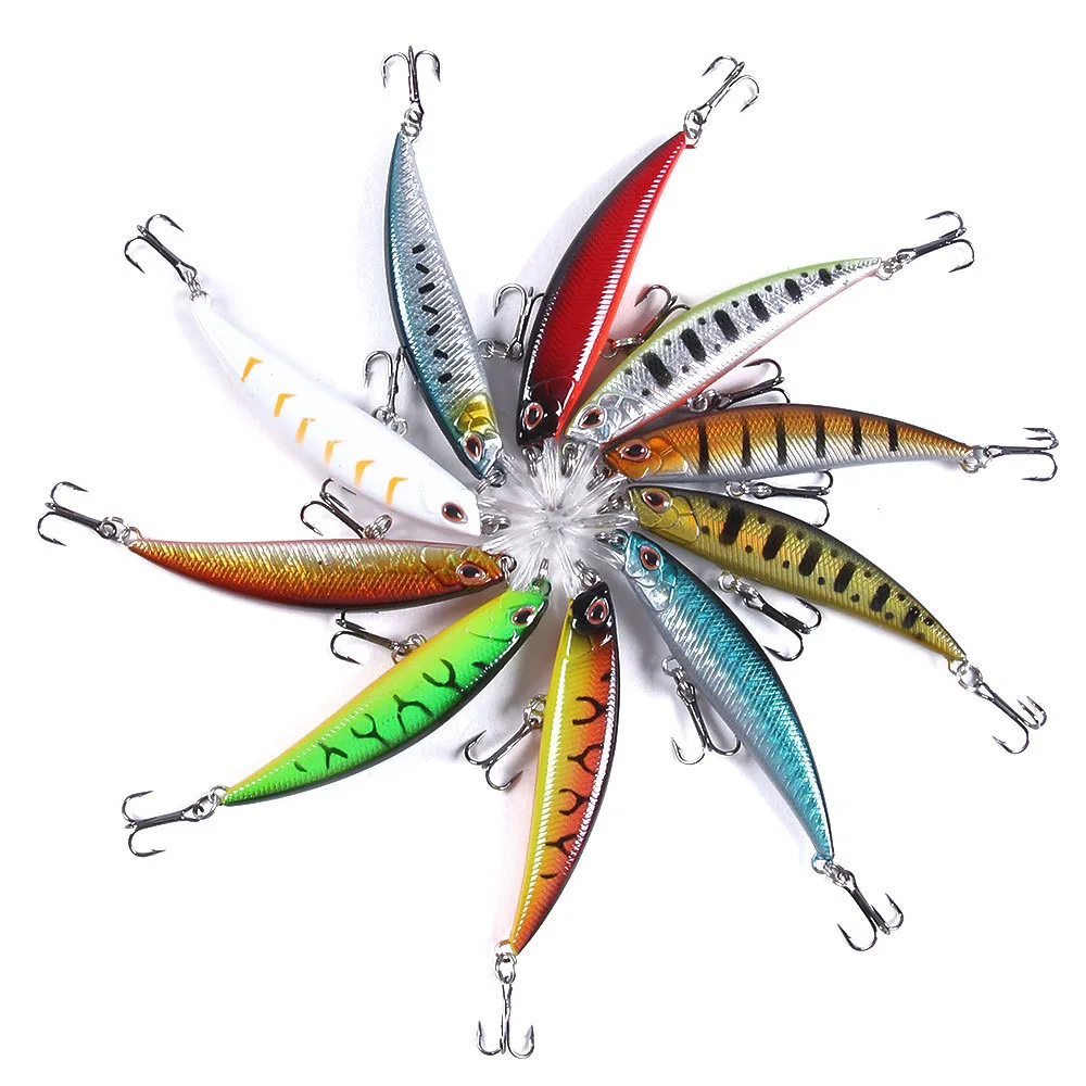 Señuelo Minnow flotante HardBait 8g-26g para Jerkbait y Swimbait