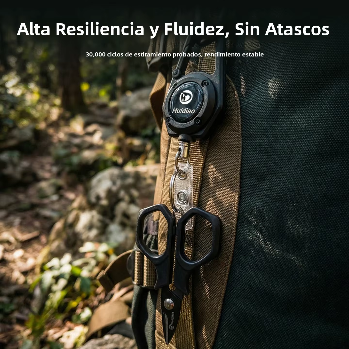 Tijeras de pesca Huidiao de acero inoxidable con recubrimiento titanio - imagen 4