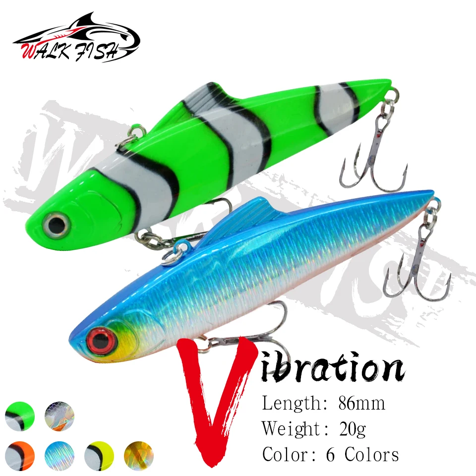 Walk Fish Señuelo VIB Vibración Invierno para Lucio y Lubina - imagen 3