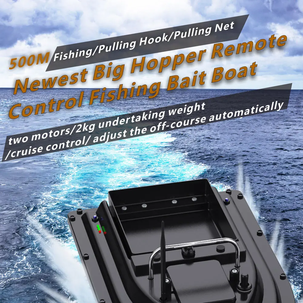 Barco Cebador Automático LOKEEVAN D16 Control Remoto - imagen 4
