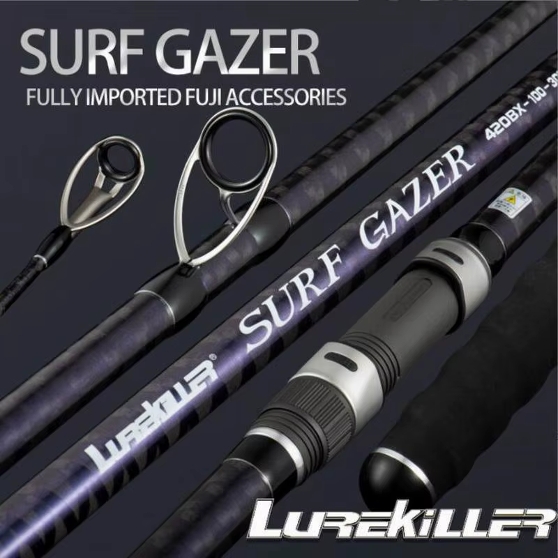 Caña Surfcasting Lurekiller 46T 4.2m – Fibra carbono anillas Fuji KW