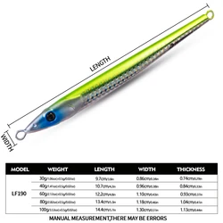 Proberos jigs metal para lanzamiento lejano en agua salada