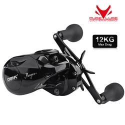 Carrete Baitcasting PURELURE Rayee alcance para agua dulce y salada