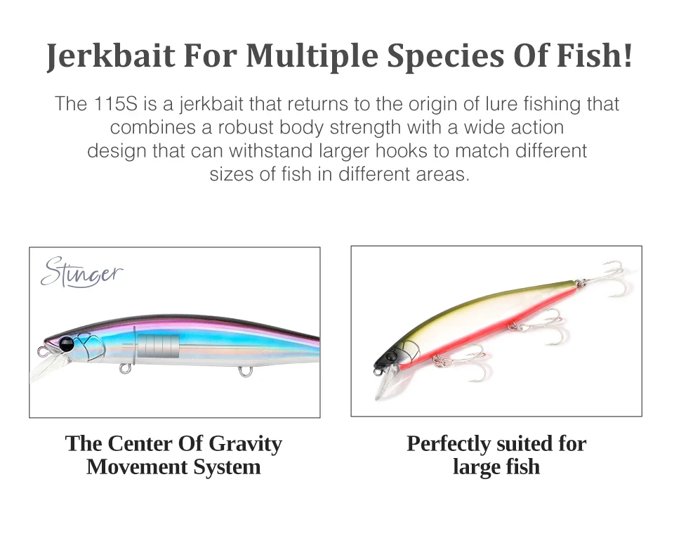 Diseño para pesca en agua con profundidad