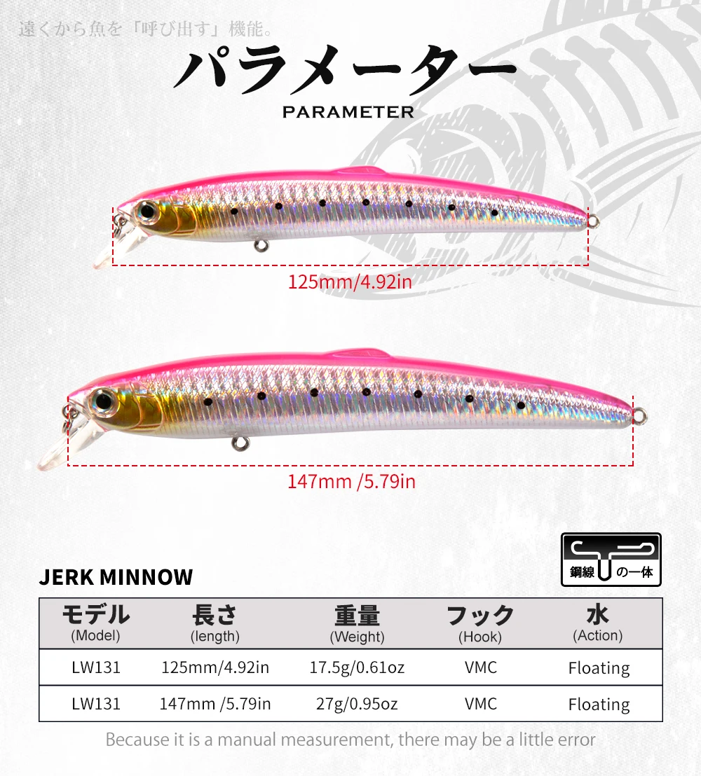 Detalle del anzuelo triple del Saruna Minnow