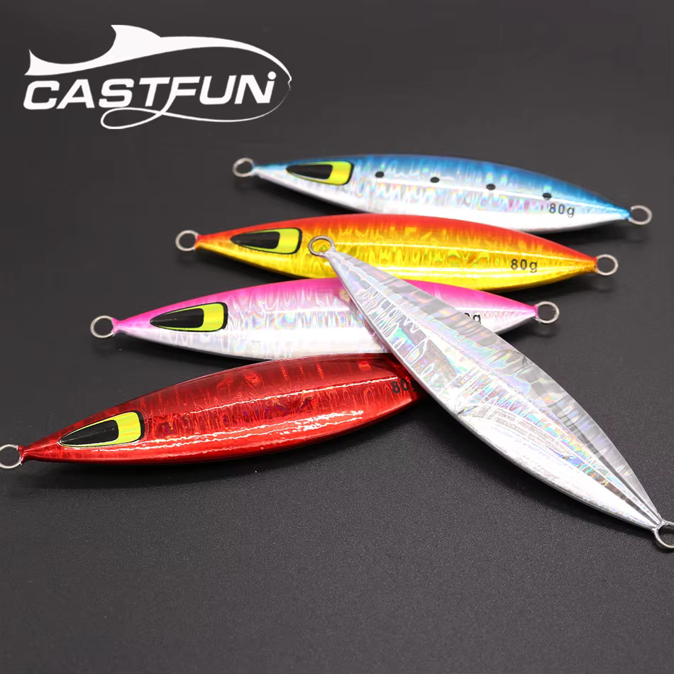 Señuelo Jigging CASTFUN – Plantilla de metal paso lento agua salada - imagen 4