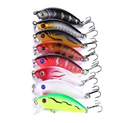 Pack Señuelos Minnow, VIB y Popper con Ojos 3D para Lubina y Lucio