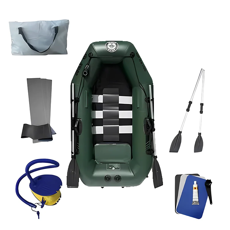 Uso en lago del bote inflable Solar Marine