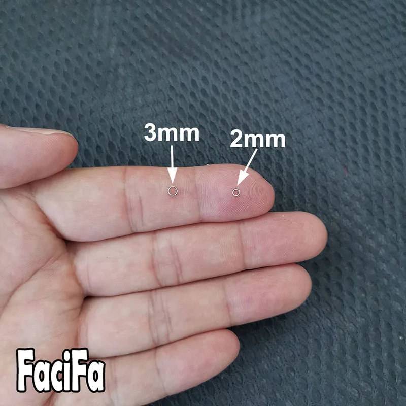 Anillo dividido ovalado de acero inoxidable para anzuelos de pesca