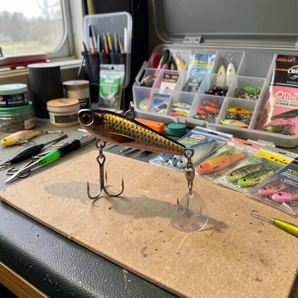Señuelo VIB Spintail con escamas 3D realistas para lubina - imagen 5